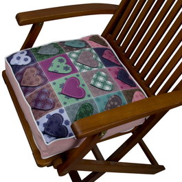 Aberto Design Cojín YM1168 Multicolor 42 x 42 cm